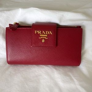 Prada - Wallet - Red